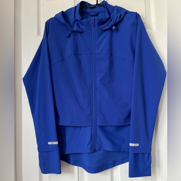SWEATY BETTY Fast Track Running Jacket royal blue hoodie size S - Picture 5 of 11
